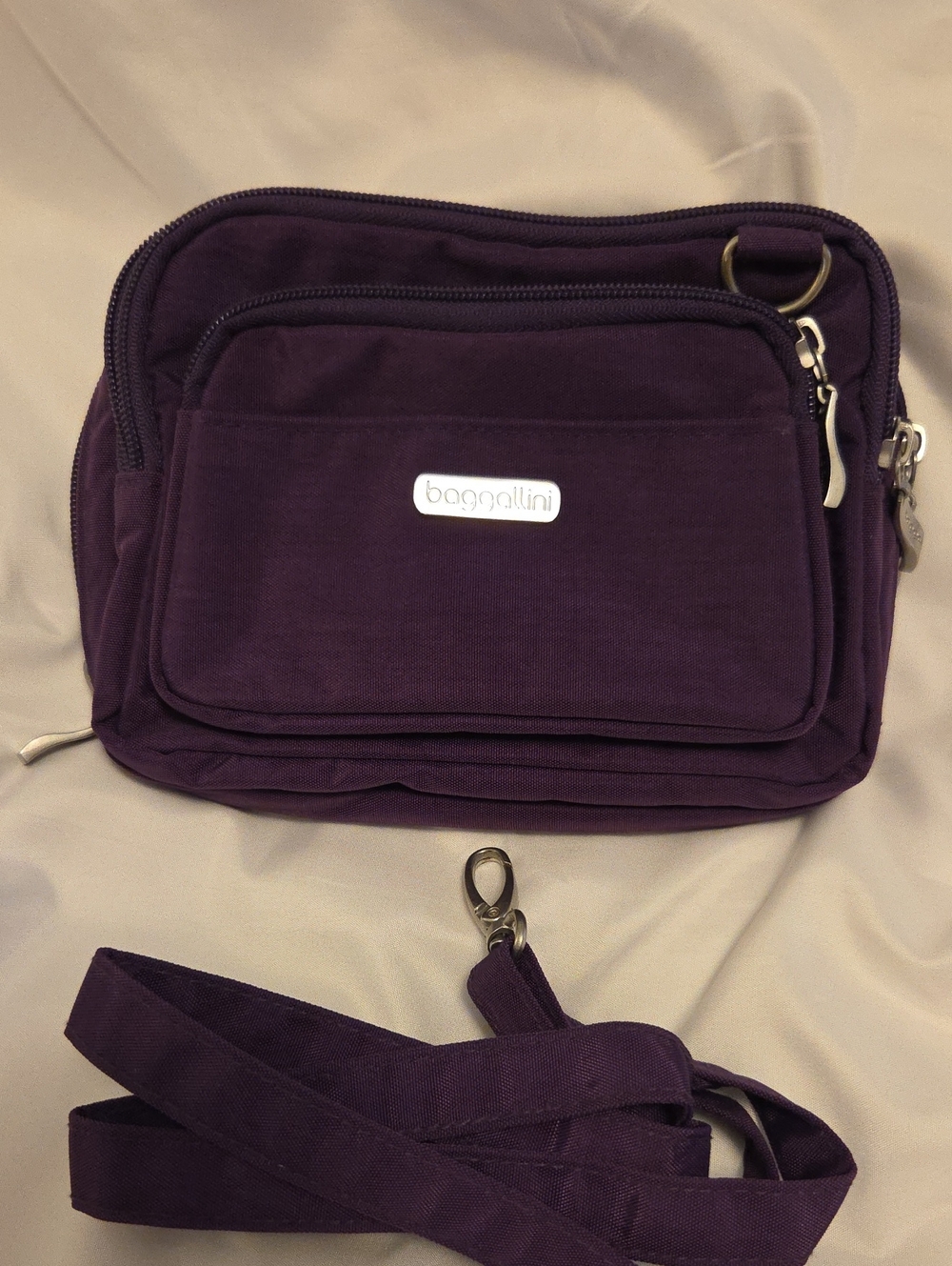Baggallini Deep Plum Crossbody Organizer